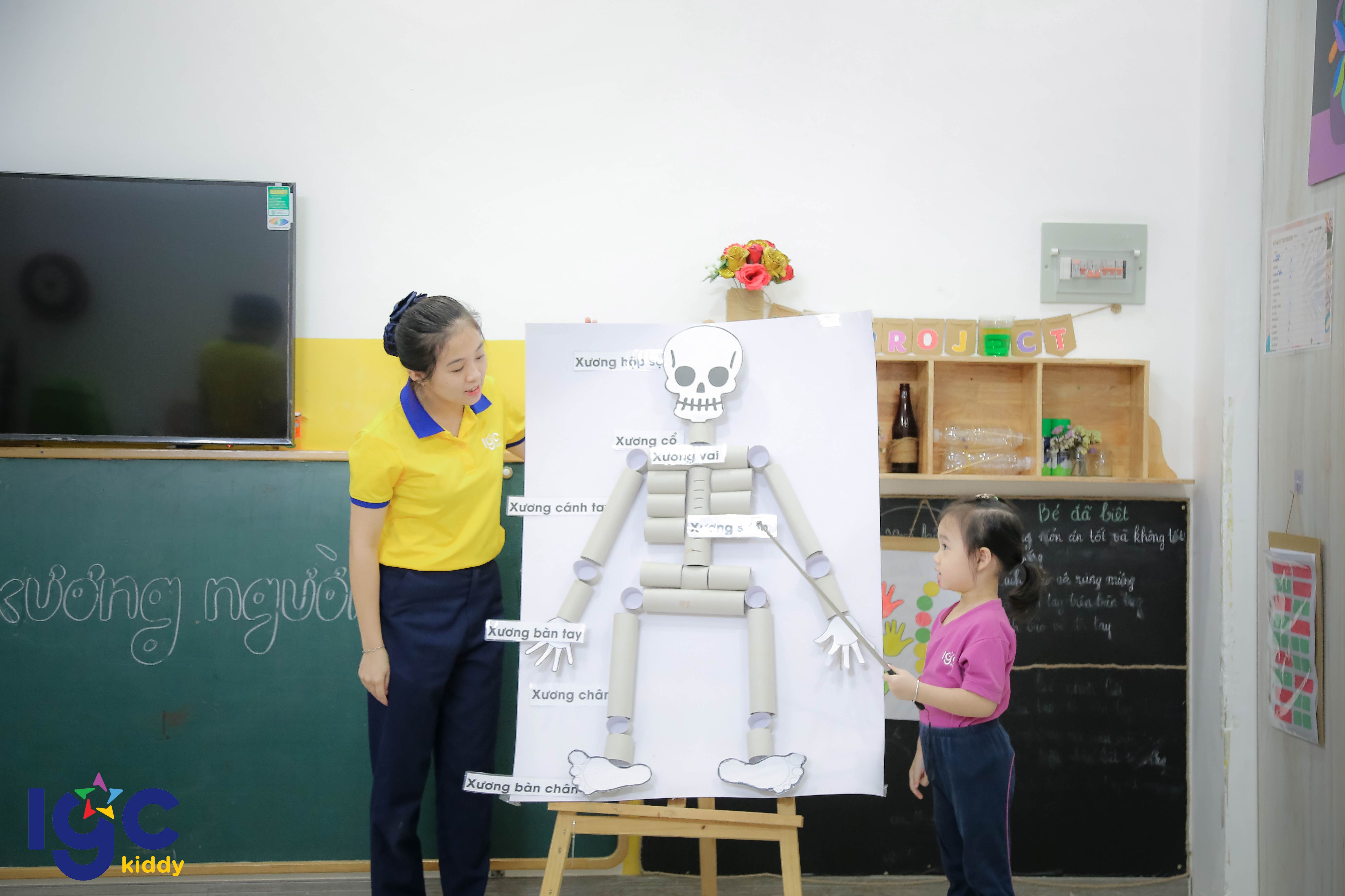 KHÁM PHÁ VỀ HỆ XƯƠNG NGƯỜI CÙNG CÁC BÉ IGC KIDDY