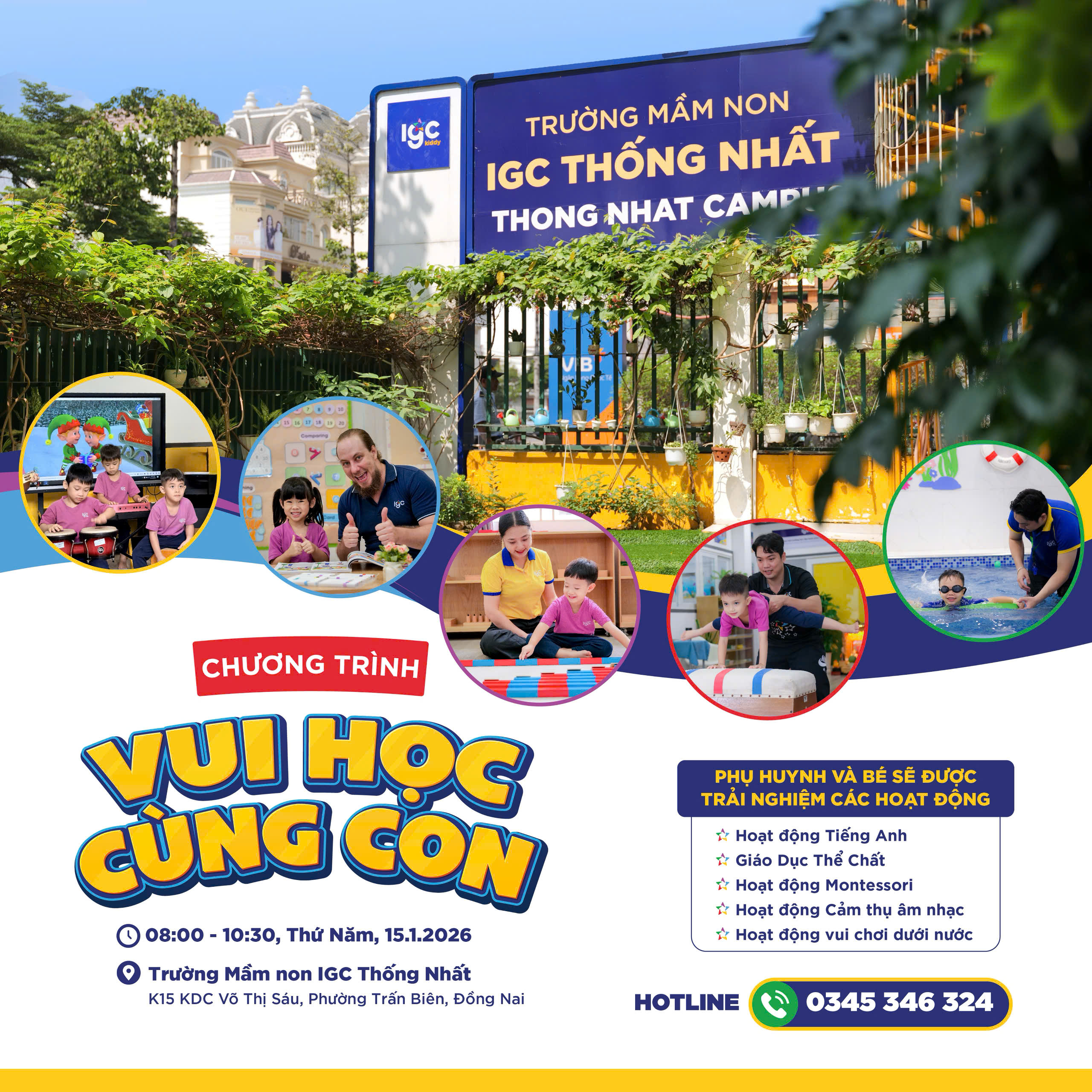 SỰ KIỆN "VUI HỌC CÙNG CON"