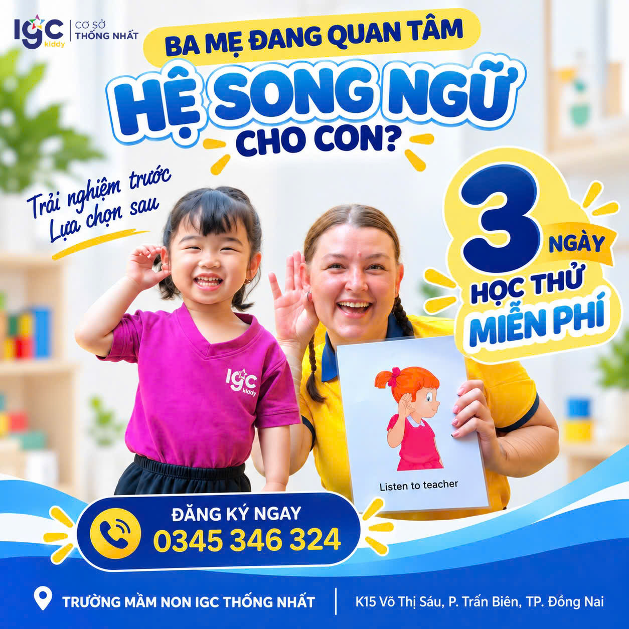 BA MẸ ĐANG QUAN TÂM HỆ SONG NGỮ CHO CON?