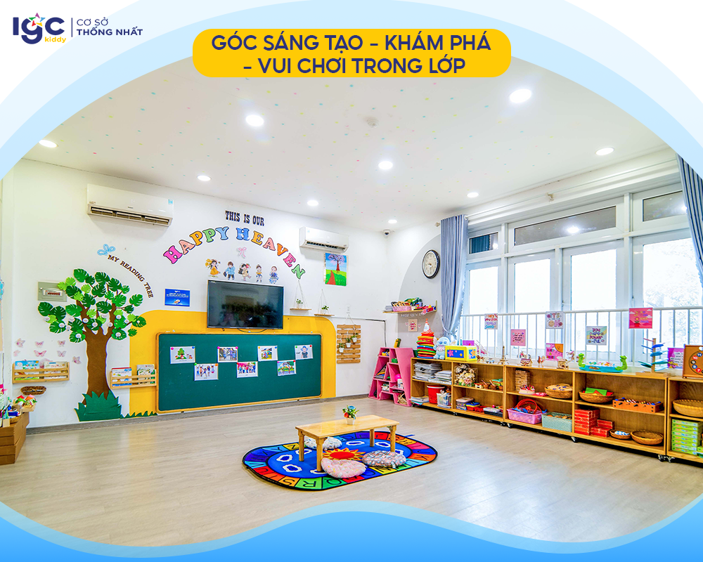 Góc sáng tạo, khám phá, vui chơi