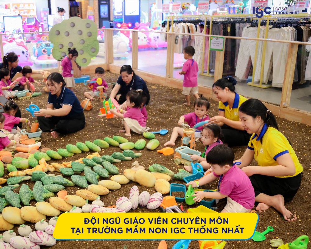 Đội ngũ giáo viên chuyên môn tại Trường Mầm Non IGC Thống Nhất