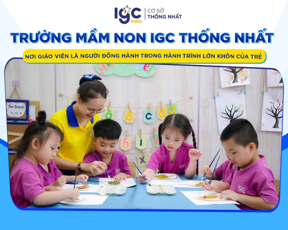 đội ngũ giáo viên tại trường mầm non IGC Thống Nhất